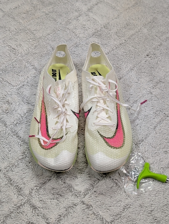 Nike Air Zoom Victory Sail Fierce Pink Track Distance Spikes Mens 14 CD4385-101